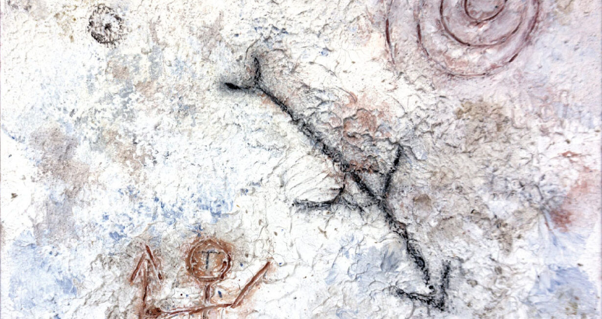 opere create con pigmenti del paleolitico